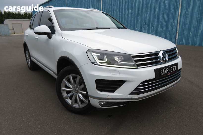 White 2016 Volkswagen Touareg Wagon V6 Tdi