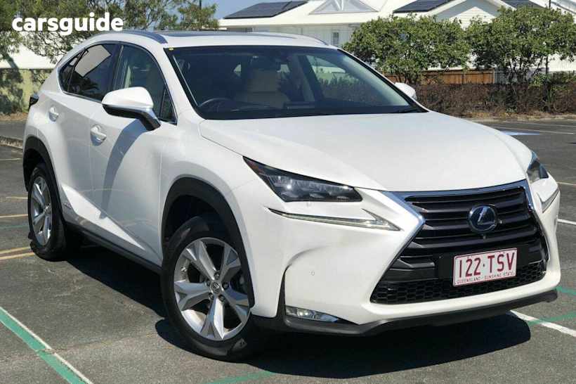White 2014 Lexus NX300H Wagon Luxury Hybrid (Fwd)