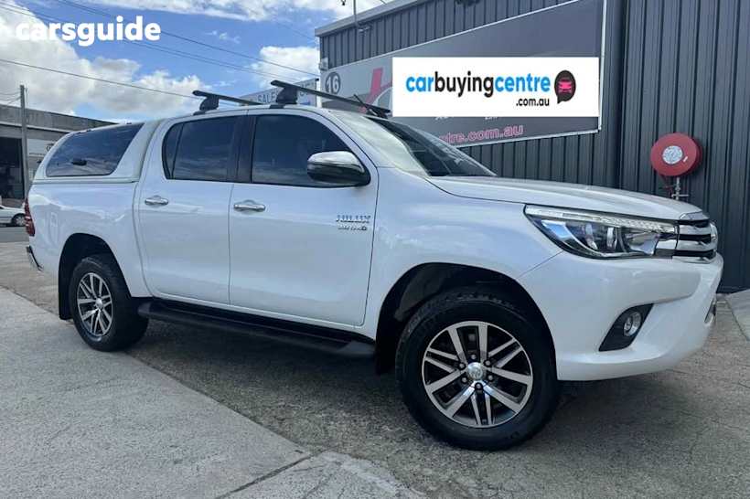 White 2018 Toyota Hilux Dual Cab Utility Sr5+ (4X4)
