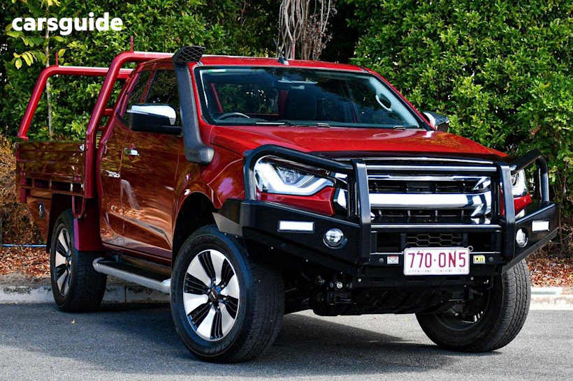 Red 2021 Isuzu D-MAX Ute Tray LS-U 4X4