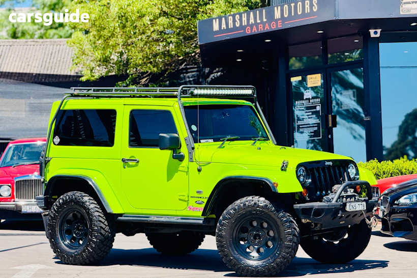 Green 2013 Jeep Wrangler Hardtop Overland