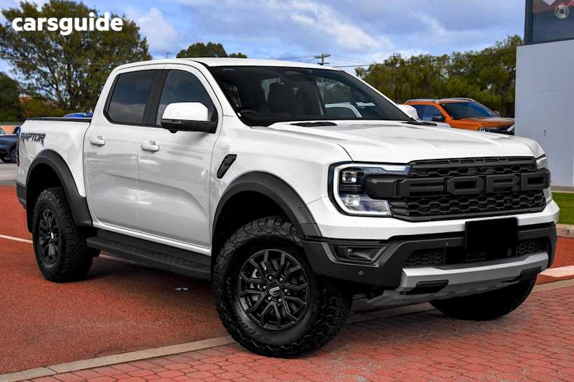 White 2025 Ford Ranger Ute Tray RAPTOR 4X4