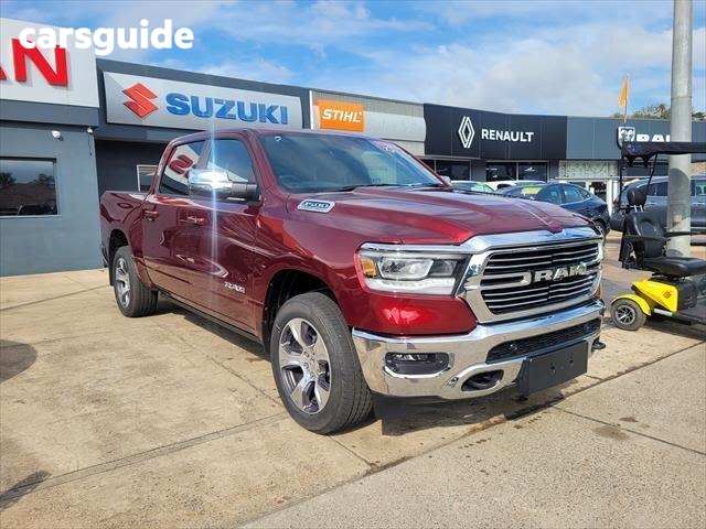 Red 2023 RAM 1500 Crew Cab Utility Big Horn (5-7 Tub) Mhev (4X4)