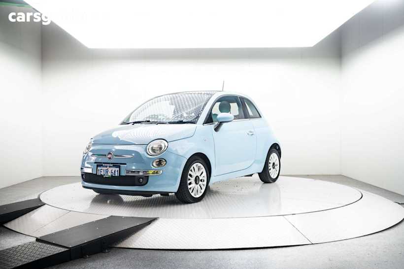 Blue 2015 Fiat 500 Hatchback Lounge
