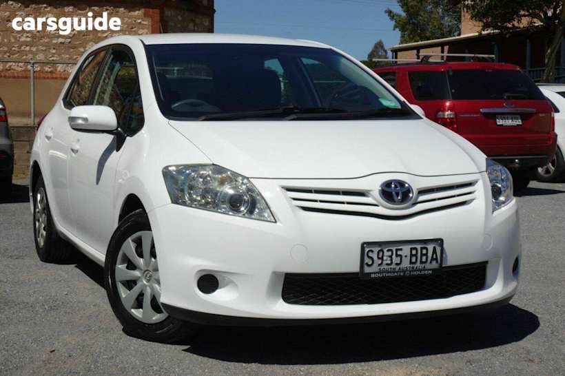 White 2012 Toyota Corolla Hatchback Ascent