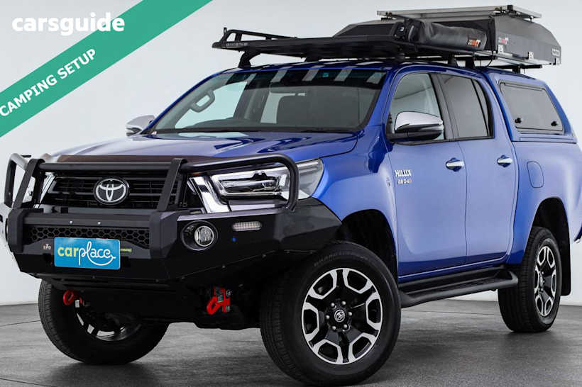 Blue 2022 Toyota Hilux Double Cab Pick Up Sr5 (4X4)
