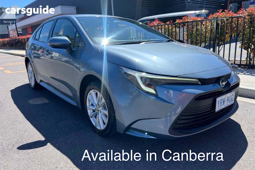 Blue 2023 Toyota Corolla Sedan ASCENT SPORT HYBRID F