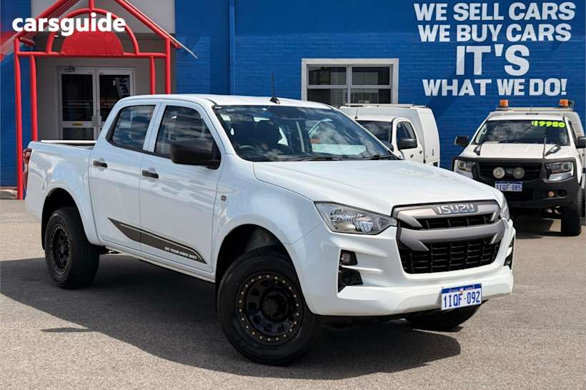 White 2020 Isuzu D-MAX Crew Cab Utility Sx (4X2)