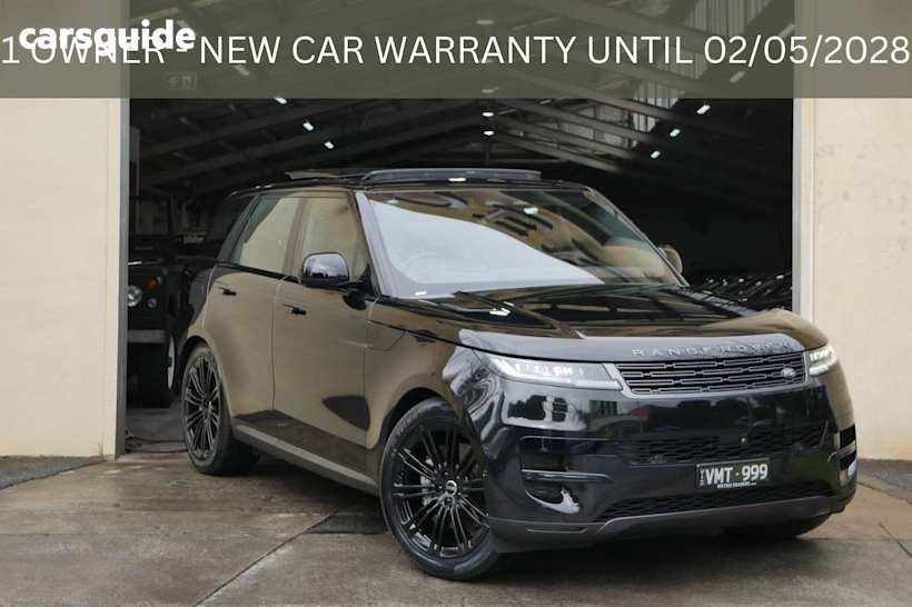 Black 2022 Land Rover Range Rover Sport Wagon D250 Se (183Kw)