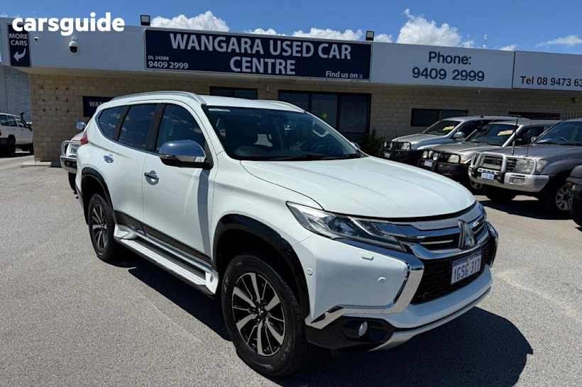 White 2018 Mitsubishi Pajero Sport Wagon Exceed (4X4) 7 Seat