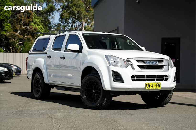 White 2019 Isuzu D-MAX Crew Cab Utility Sx Hi-Ride (4X2)