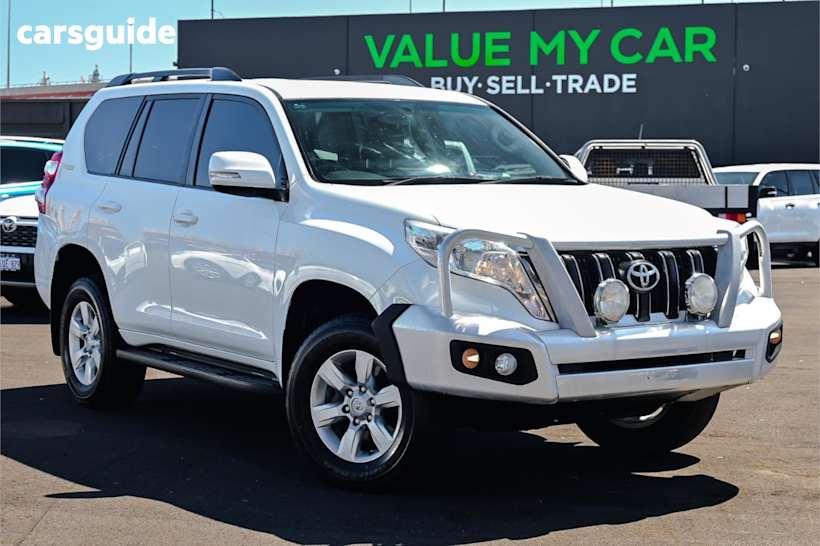 White 2014 Toyota Landcruiser Prado Wagon Gxl (4X4)