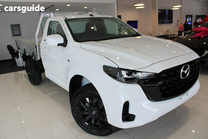 White 2025 Mazda BT-50 Ute Tray XT R