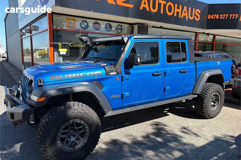 Blue 2022 Jeep Gladiator Dual Cab Utility Rubicon (4X4)
