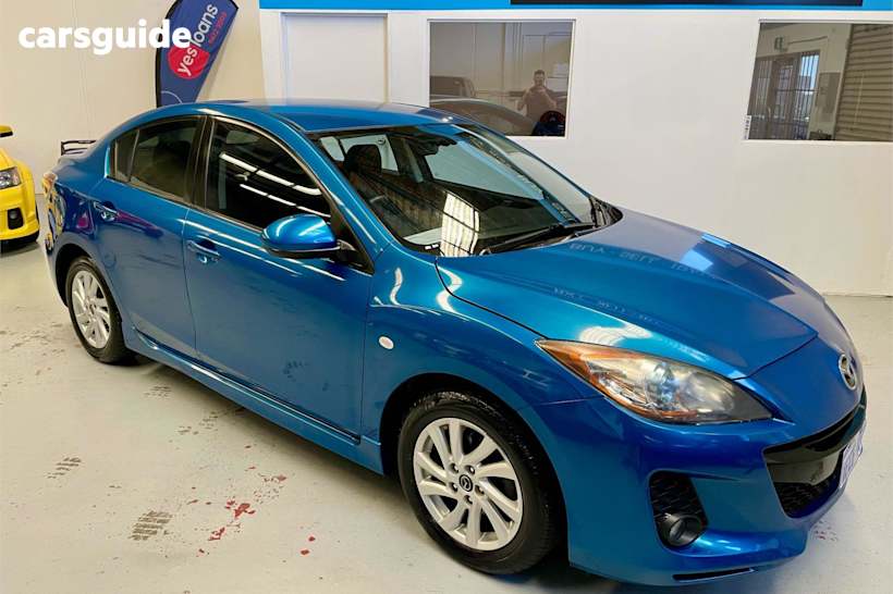 Blue 2012 Mazda 3 Sedan Sp20 Skyactiv
