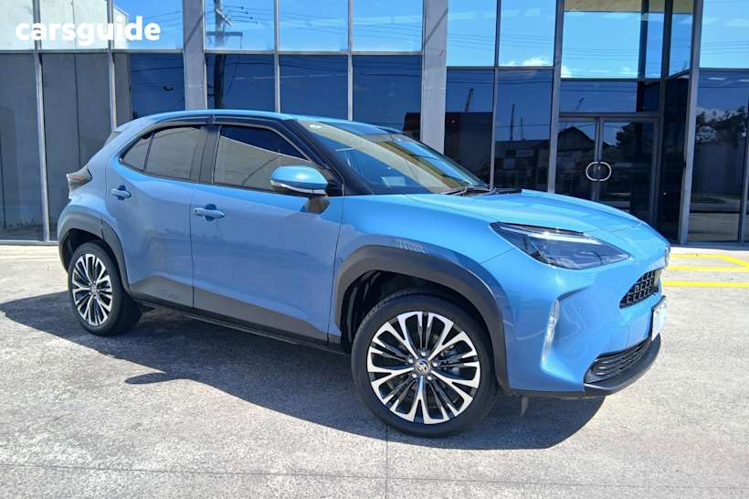 Blue 2022 Toyota Yaris Cross Wagon Urban