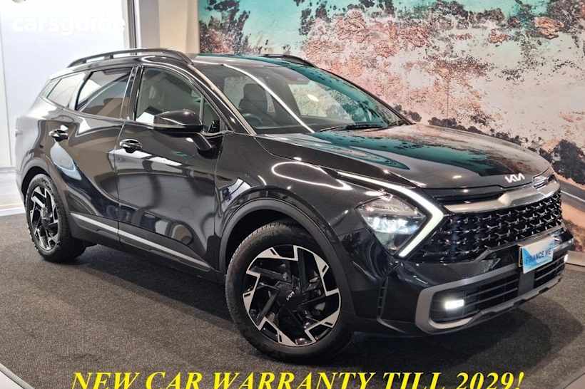 Black 2022 Kia Sportage Wagon Sx+ (Fwd)