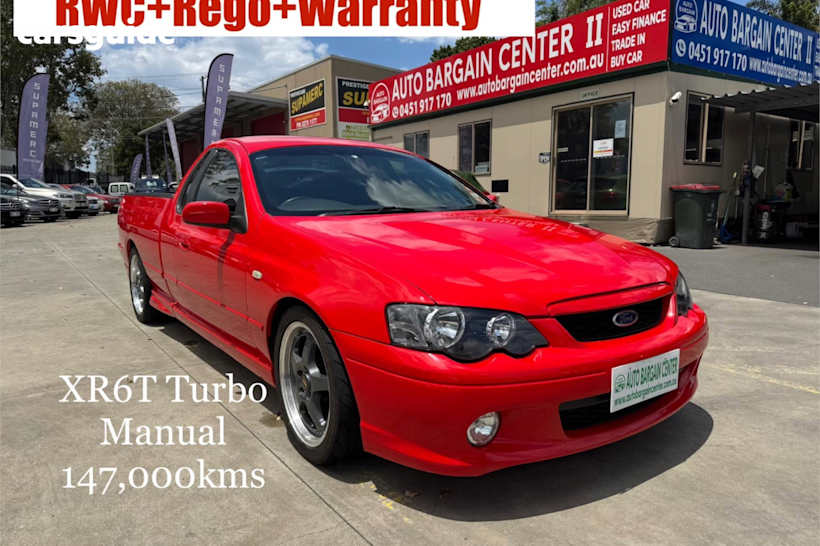 Red 2004 Ford Falcon Utility Xr6T