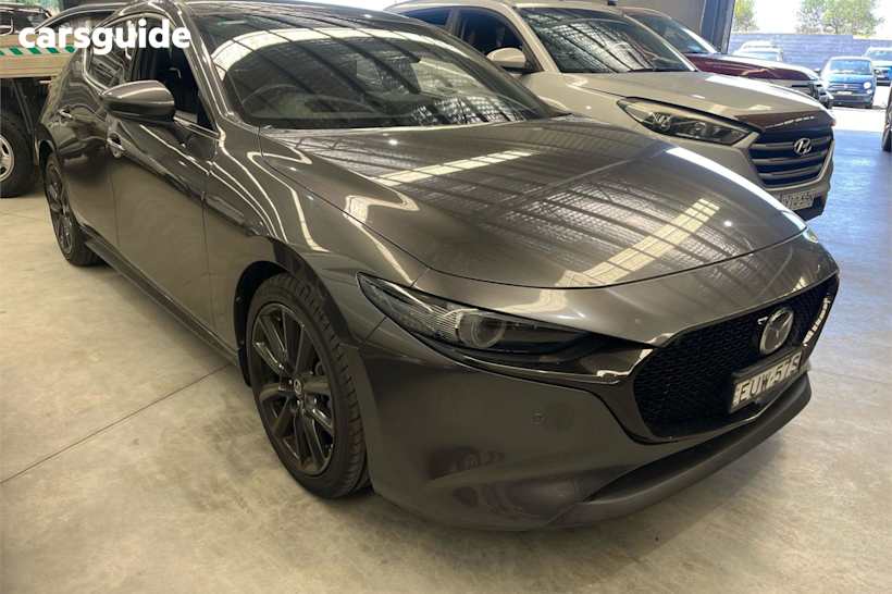 Grey 2022 Mazda 3 Hatchback G25 Astina