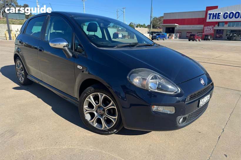 Blue 2013 Fiat Punto Hatchback Lounge