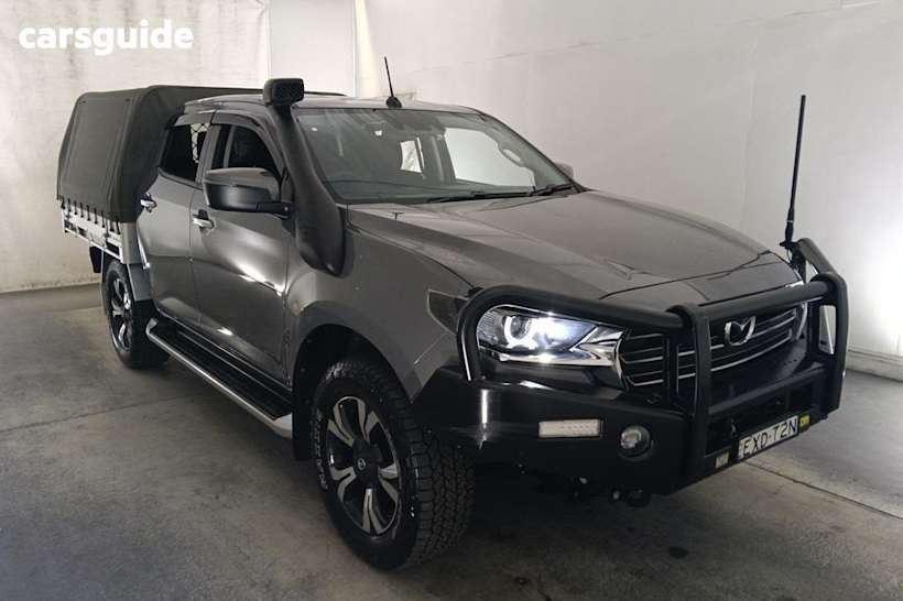 Grey 2022 Mazda BT-50 Dual Cab Chassis Xtr (4X4)