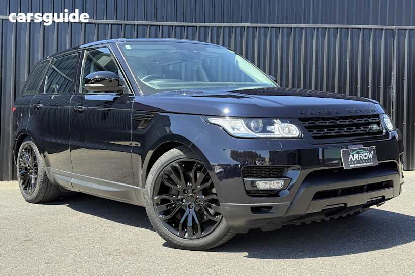 Black 2014 Land Rover Range Rover Sport Wagon 3.0 Sdv6 Hse