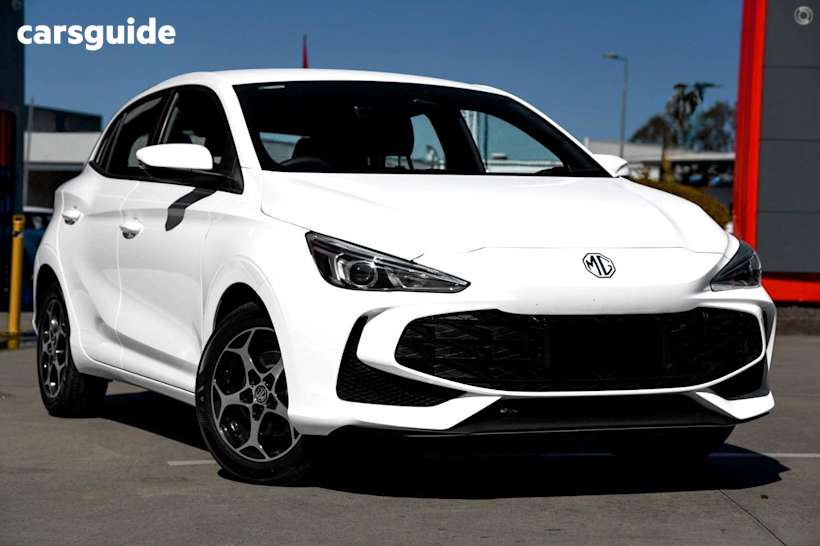 White 2025 MG MG3 Hatchback Excite Hybrid+
