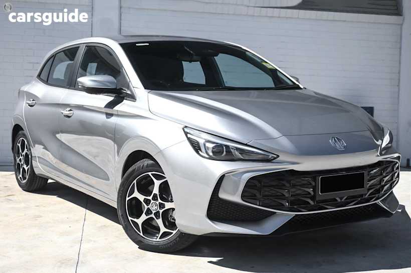 Silver 2025 MG MG3 Hatchback Excite Hybrid+