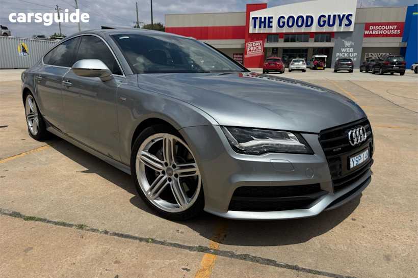 Grey 2011 Audi A7 Hatchback Sportback 3.0 Tdi Quattro