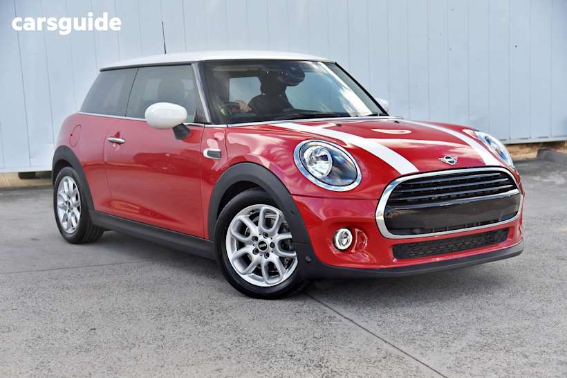 Red 2020 Mini Cooper Hatchback 3D Hatch