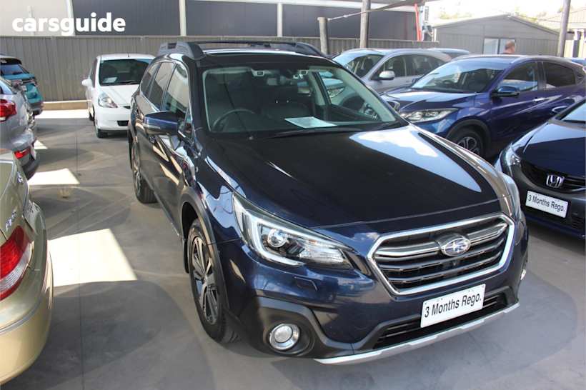 Blue 2019 Subaru Outback Wagon 2.5I Premium