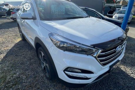 White 2016 Hyundai Tucson Wagon Highlander (awd)