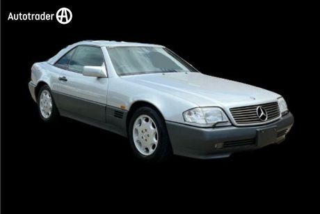 Silver 1994 Mercedes-Benz SL500 Convertible