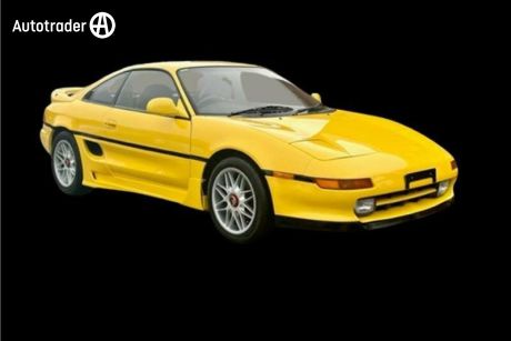 Yellow 1992 Toyota MR2 Coupe