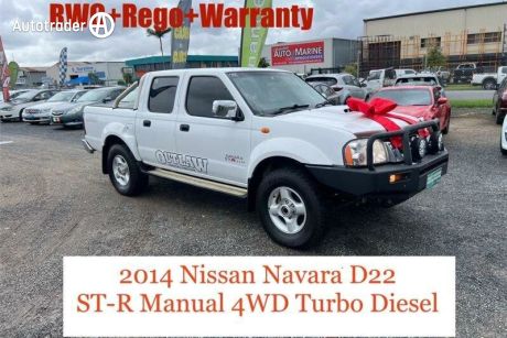 White 2014 Nissan Navara Dual Cab Pick-up ST-R (4X4)