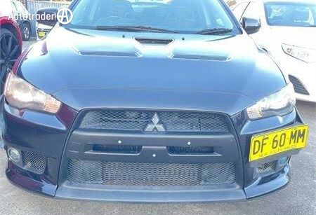 Black 2010 Mitsubishi Lancer Sedan Evolution MR