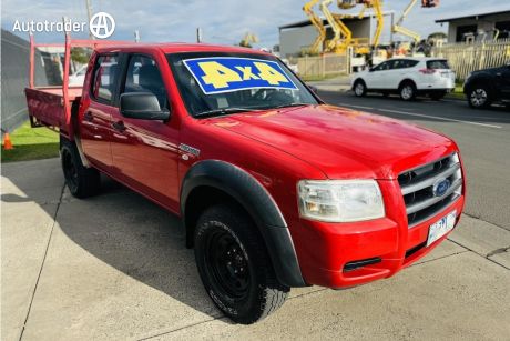 Red 2007 Ford Ranger Dual Cab Chassis XL (4X4)