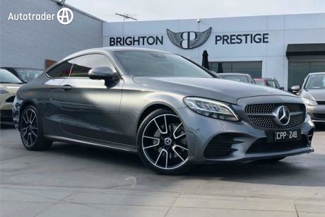 Grey 2019 Mercedes-Benz C200 Coupe