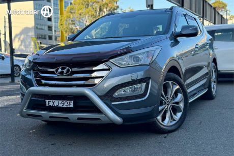 Grey 2013 Hyundai Santa FE Wagon Highlander Crdi (4X4)