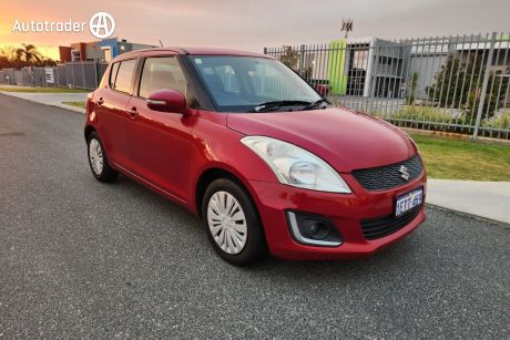 Red 2014 Suzuki Swift Hatchback GL Navigator