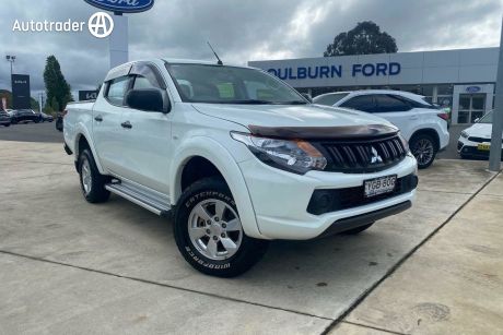 White 2018 Mitsubishi Triton Ute Tray GLX PLUS (4x4)
