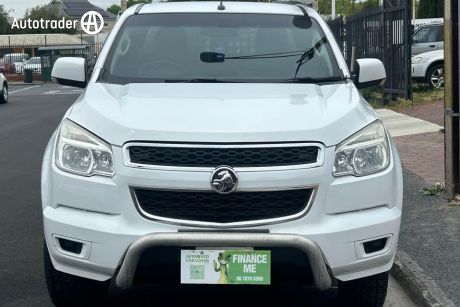 White 2013 Holden Colorado Space Cab Chassis LX (4X4)