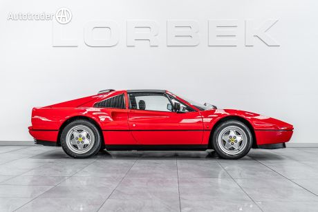 Red 1989 Ferrari 328 Coupe GTS