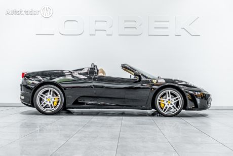 Black 2006 Ferrari F430 Convertible Spider