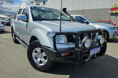 Silver 2011 Nissan Navara Dual Cab Pick-up ST (4X4)