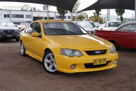 Yellow 2004 Ford Falcon Sedan XR8