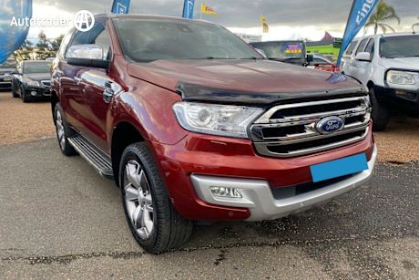 Red 2016 Ford Everest Wagon Titanium