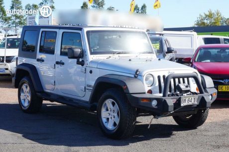 Silver 2011 Jeep Wrangler Hardtop Unlimited Renegade (4X4)