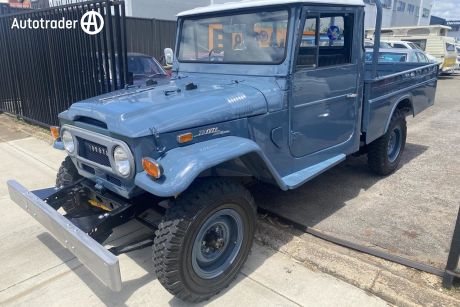 Blue 1971 Toyota Landcruiser Pickup (4X4)