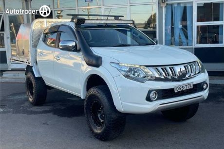 White 2017 Mitsubishi Triton Dual Cab Utility GLS (4X4)